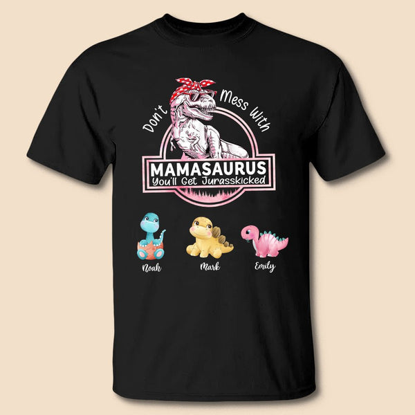 Useful Gifts For Mom Dont Mess With Mamasaurus Funny Christmas Gift For Mom  Tumbler - Best Seller Shirts Design In Usa