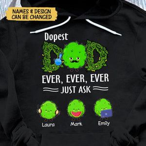 Dopest Dad - Personalized T-Shirt/ Hoodie - Best Gift For Dad - Giftago