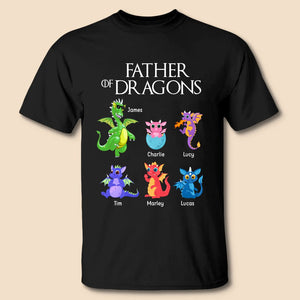 Father of The Dragons - Personalized T-Shirt/ Hoodie - Best Gift For Father - Giftago