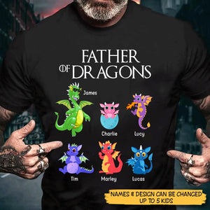 Father of The Dragons - Personalized T-Shirt/ Hoodie - Best Gift For Father - Giftago