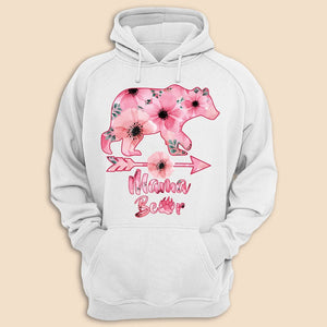 Flower Mama Bear T-Shirt/ Hoodie - Best Gift For Mother, Grandma - Giftago