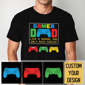 Gamer Dad - Personalized T-Shirt/ Hoodie - Best Gift For Father - Giftago