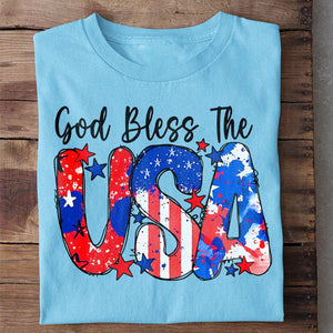 God Bless The USA T-Shirt - TG0622QA - Giftago