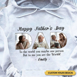 Happy Father's Day - Personalized T-Shirt/ Hoodie - Best Gift For Father, Grandpa - Giftago