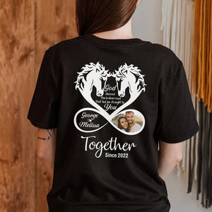 Horse Couple Together Since - Personalized Hoodie/T-Shirt - Best Gift For Couple - Giftago