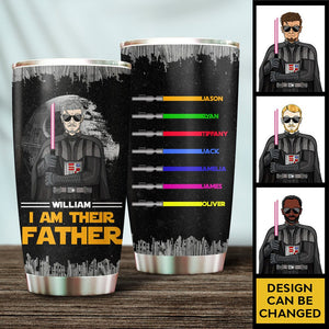 I Am Their Father - Personalized Tumbler - Best Gift For Father - Giftago