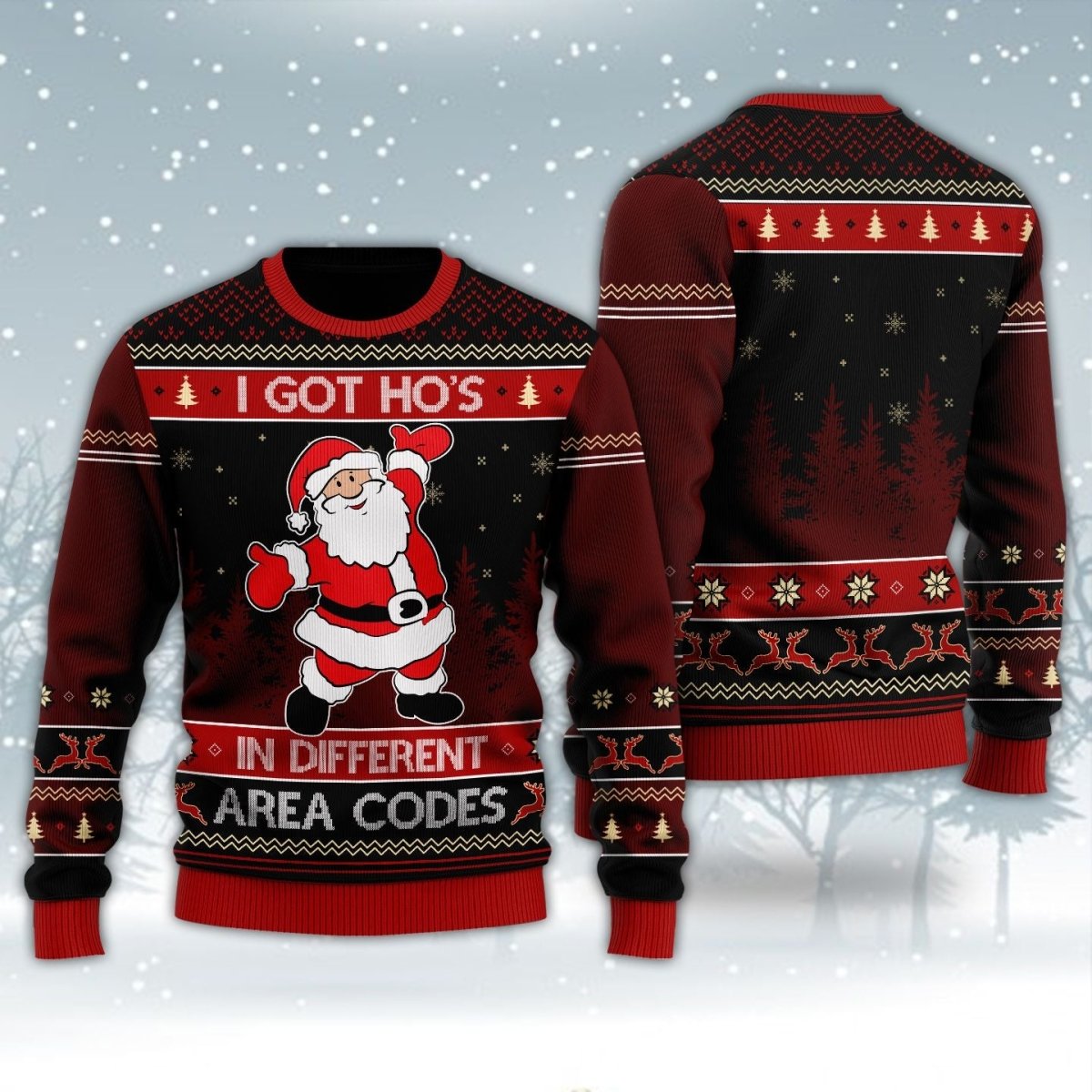 I Got Ho's In Different Area Codes Ugly Sweater - TG0921HN - Giftago