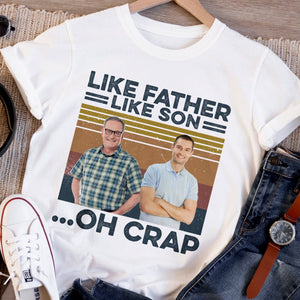 Like Father Like Children - Photo T-Shirt - Gift For Father - Giftago