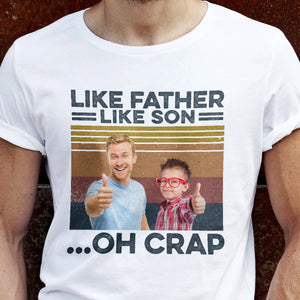 Like Father Like Children - Photo T-Shirt - Gift For Father - Giftago
