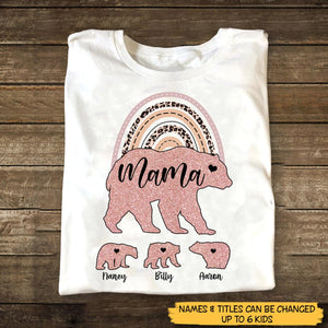 Personalized T-Shirt/ Hoodie - Mama Bear - Best Gift For Mother