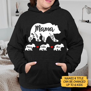 Mama Bear - Personalized T-Shirt/ Hoodie - Best Gift For Mother - Giftago