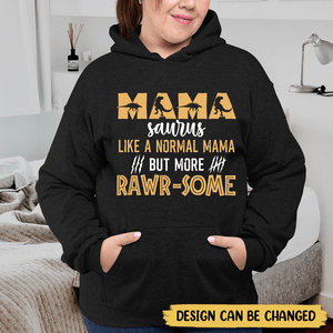 Mama/ Uncle/ Brother/ Papa Saurus - Personalized T-Shirt/ Hoodie - Best Gift For Family - Giftago