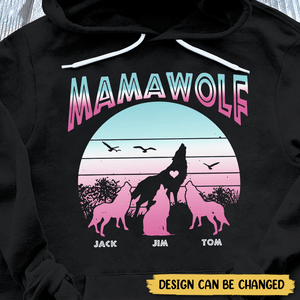 Mama Wolf - Personalized T-Shirt/Hoodie - Best Gift for Mother - Giftago