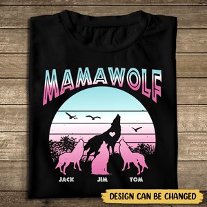 Mama Wolf - Personalized T-Shirt/Hoodie - Best Gift for Mother - Giftago