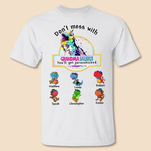 Mama/Grandmasaurus - Personalized T-Shirt/ Hoodie - Best Gift For Mother, Grandma - Giftago