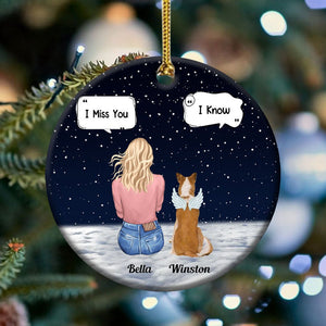 Personalized Christmas Ornament With Pets - Gift For Pet Loss Owners - Giftago - 5