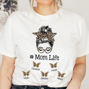 Momlife/ Grandmalife With Kids - Personalized T-Shirt/ Hoodie - Best Gift For Mother, Grandma - Giftago