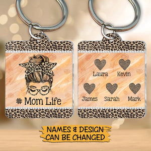Momlife - Personalized Acrylic Keychain - Best Gift For Mother - Giftago