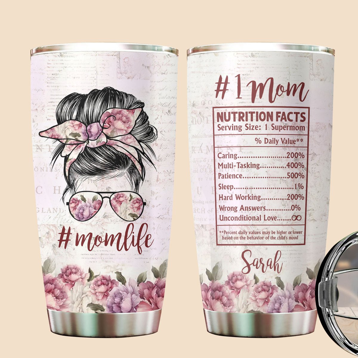 Momlife - Personalized Tumbler - Best Gift For Mother - Giftago