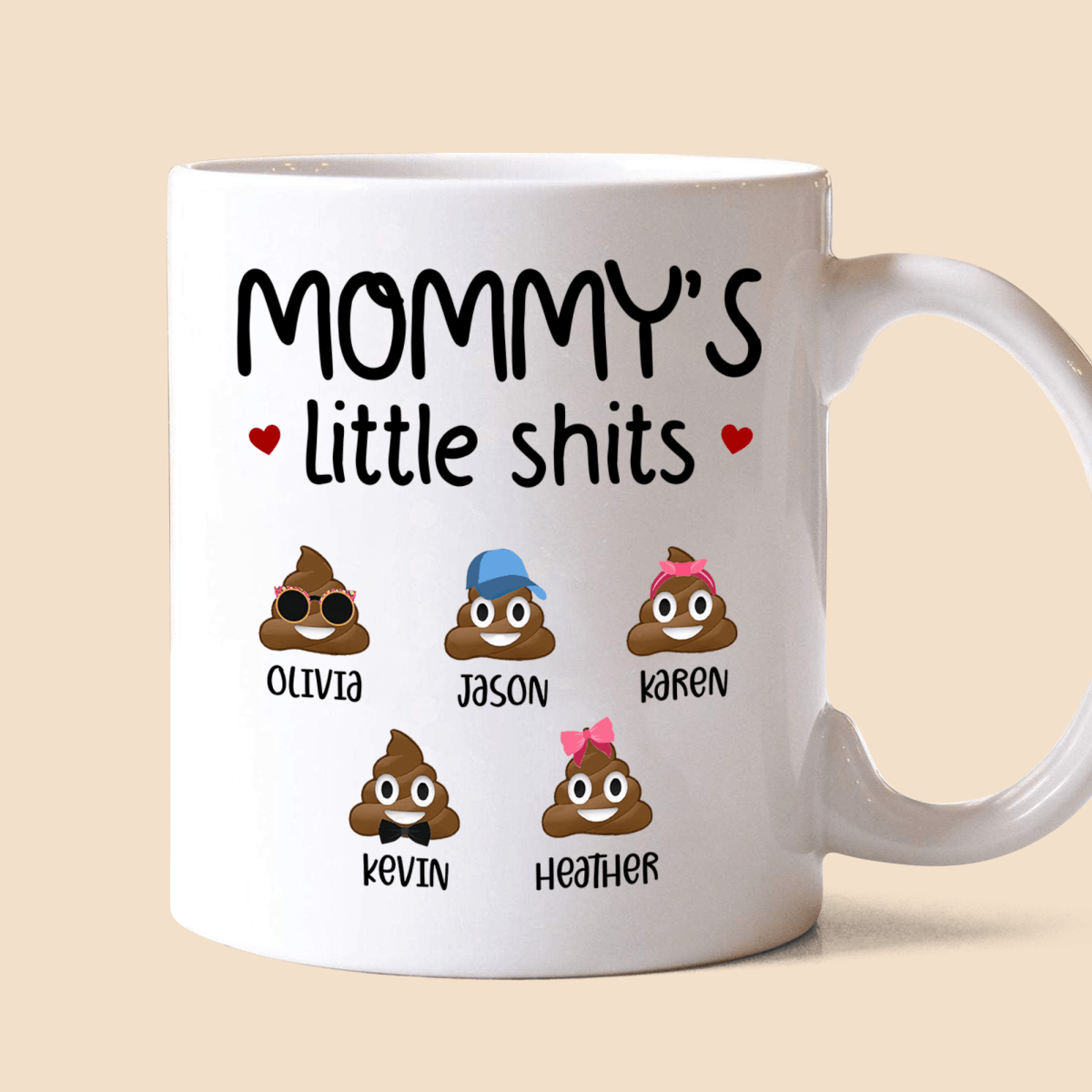 Personalized Coffee Mug - Mommy/Daddy's Little Shits - Giftago - 1