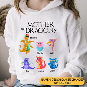 Mother of The Dragons - Personalized T-Shirt/ Hoodie - Best Gift For Mother - Giftago