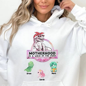 Motherhood Is A Walk In The Park -  Personalized T-Shirt/Hoodie - Best Gift For Mother - Giftago