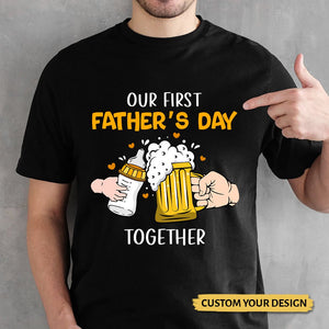 Our First father's Day - Personalized T-Shirt/ Hoodie - Best Gift For Father - Giftago