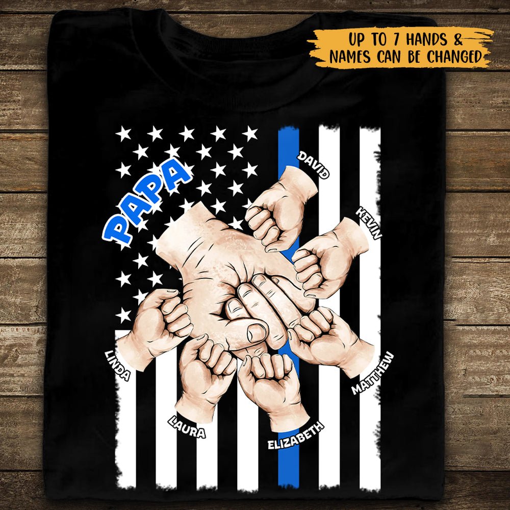 Father and Son Best Friends for Life Fist Bump Laser Engraved Skinny T