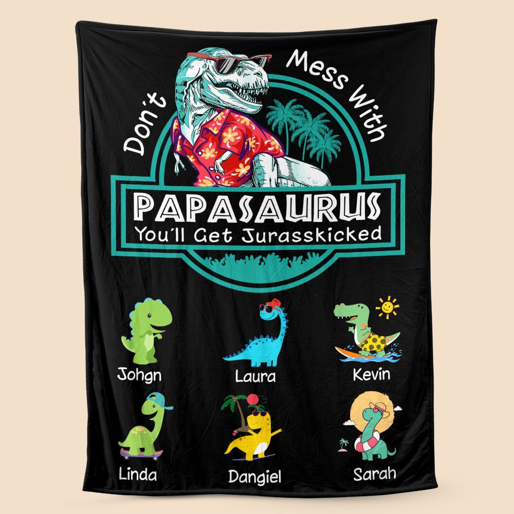 In A World Full Of Dad/ Grandpas Be a Dadasaurus Papasaurus Personaliz