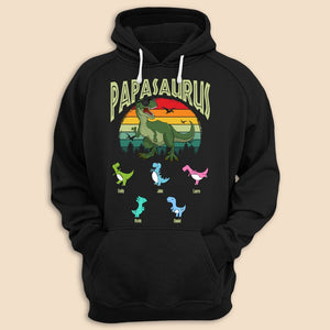 Papasaurus - Personalized T-Shirt/ Hoodie - Best Gift For Father - Giftago