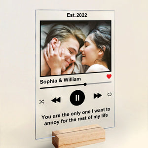 Photo All Of Me Loves All Of You - Personalized Acrylic Plaque - Best Gift for Valentine's Day - Giftago