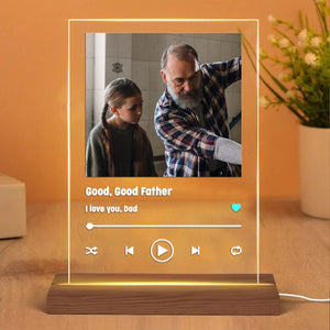 Photo And Message - Personalized Led Lamp - Best Gift For Family - Giftago