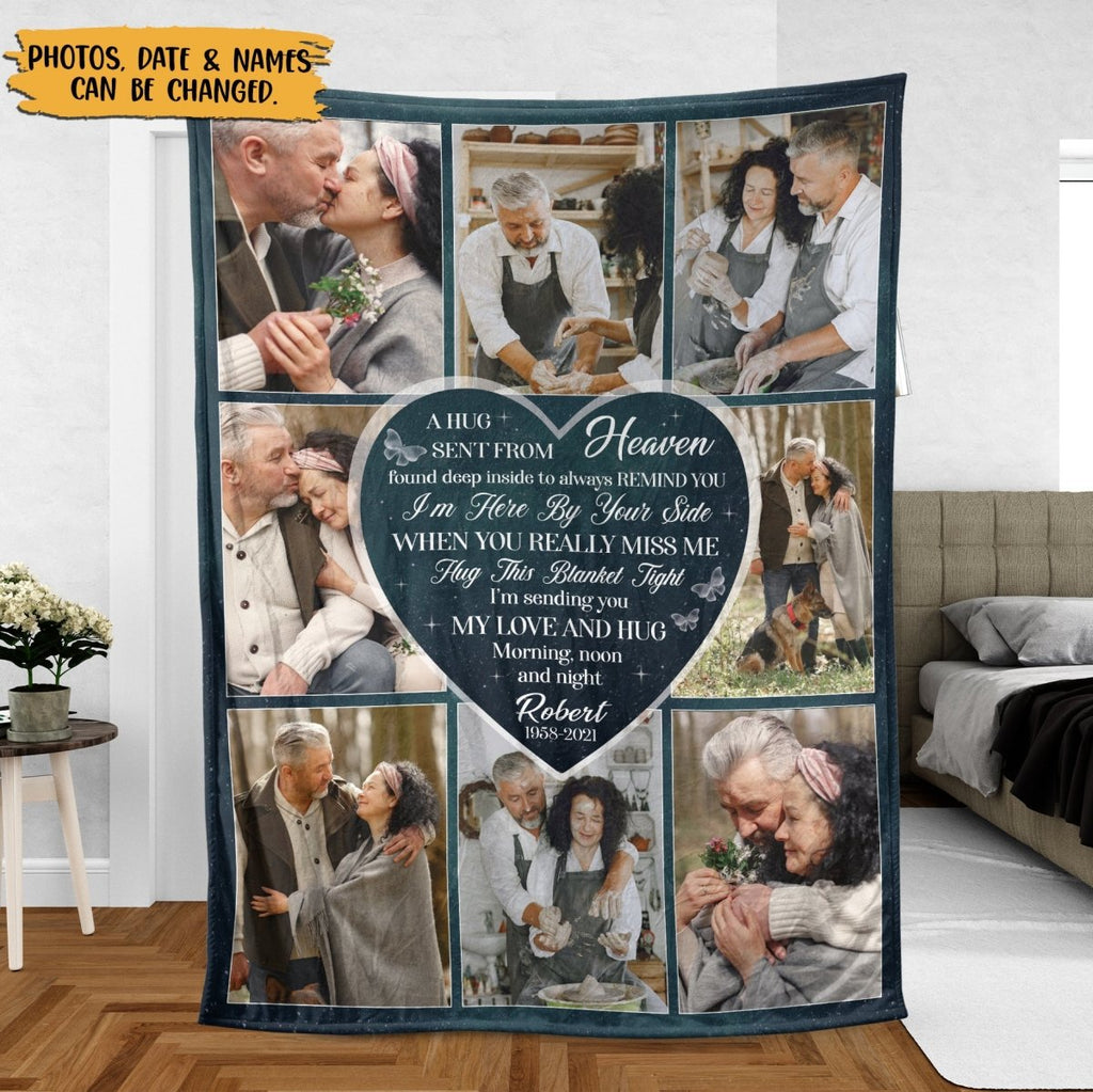 Personalized Blanket Photo Collage In Loving Memory Best Gift For Family