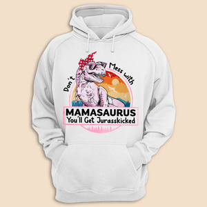 Pink Mamasaurus T-Shirt/ Hoodie - Best Gift For Mother, Grandma - Giftago