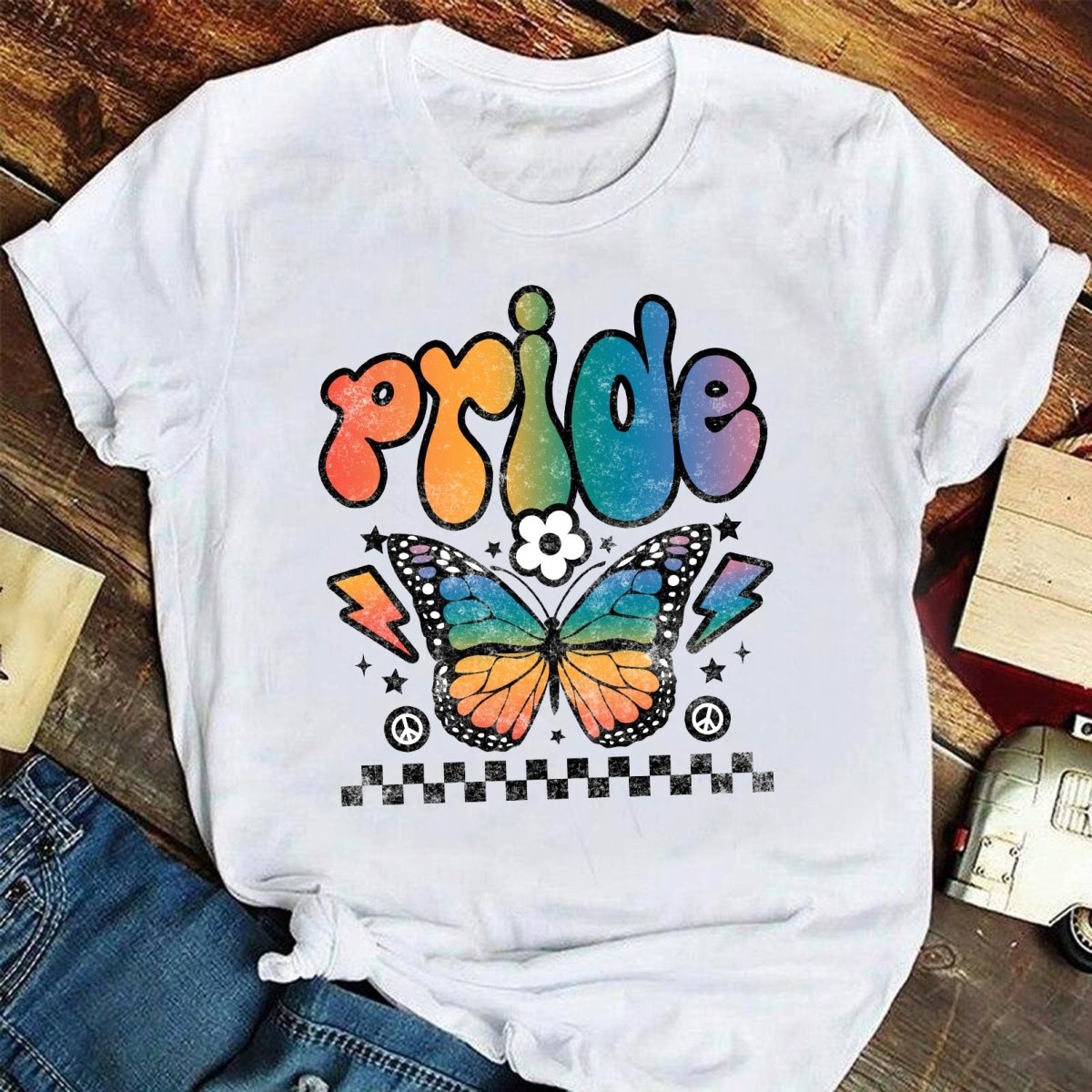 Pride Butterfly Trendy T-Shirt - TG0622HN - Giftago
