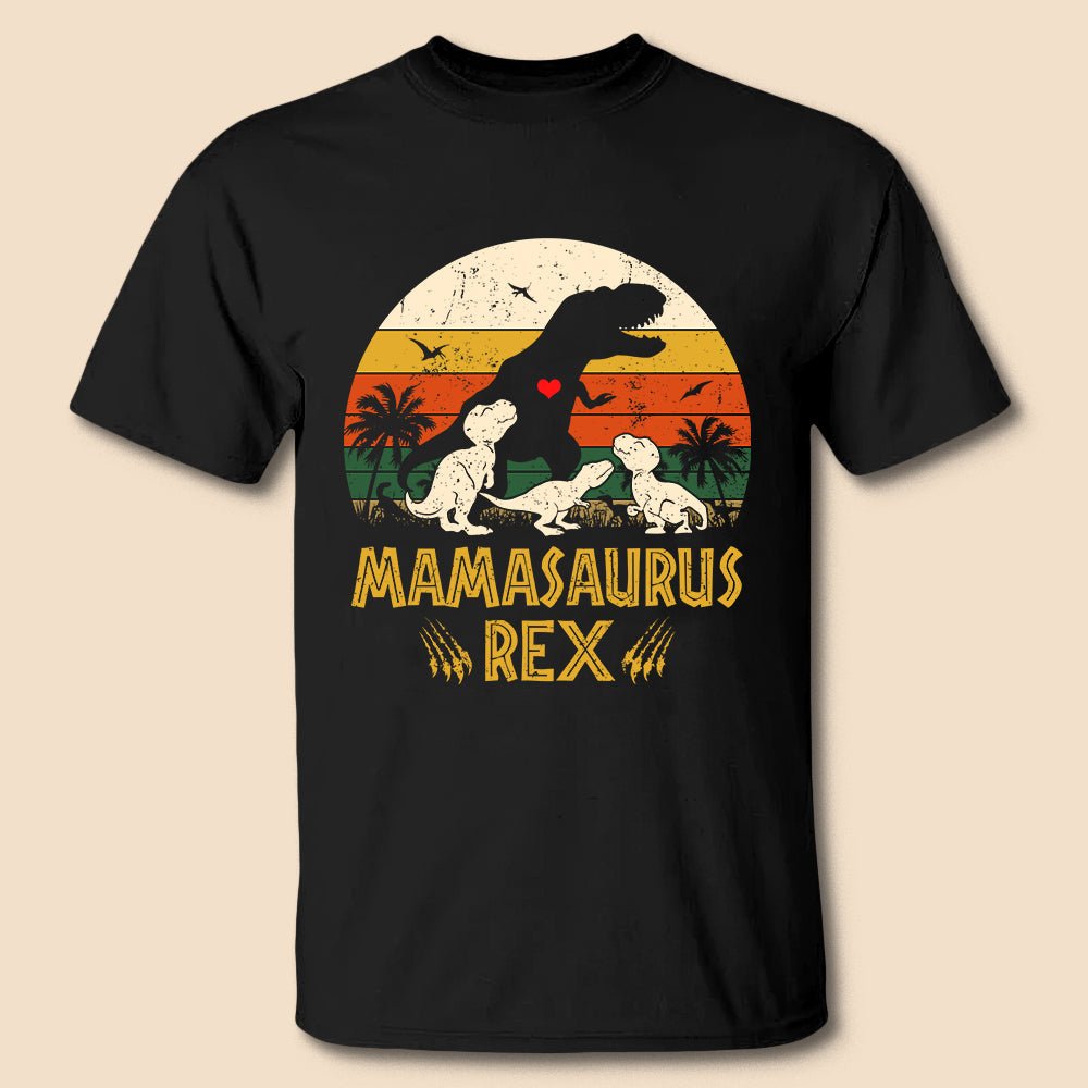 Retro Sun Mamasaurus Rex T-Shirt/ Hoodie - Best Gift For Mother, Grandma - Giftago