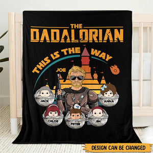 The Dadalorian - Personalized Blanket - Best Gift For Father - Giftago
