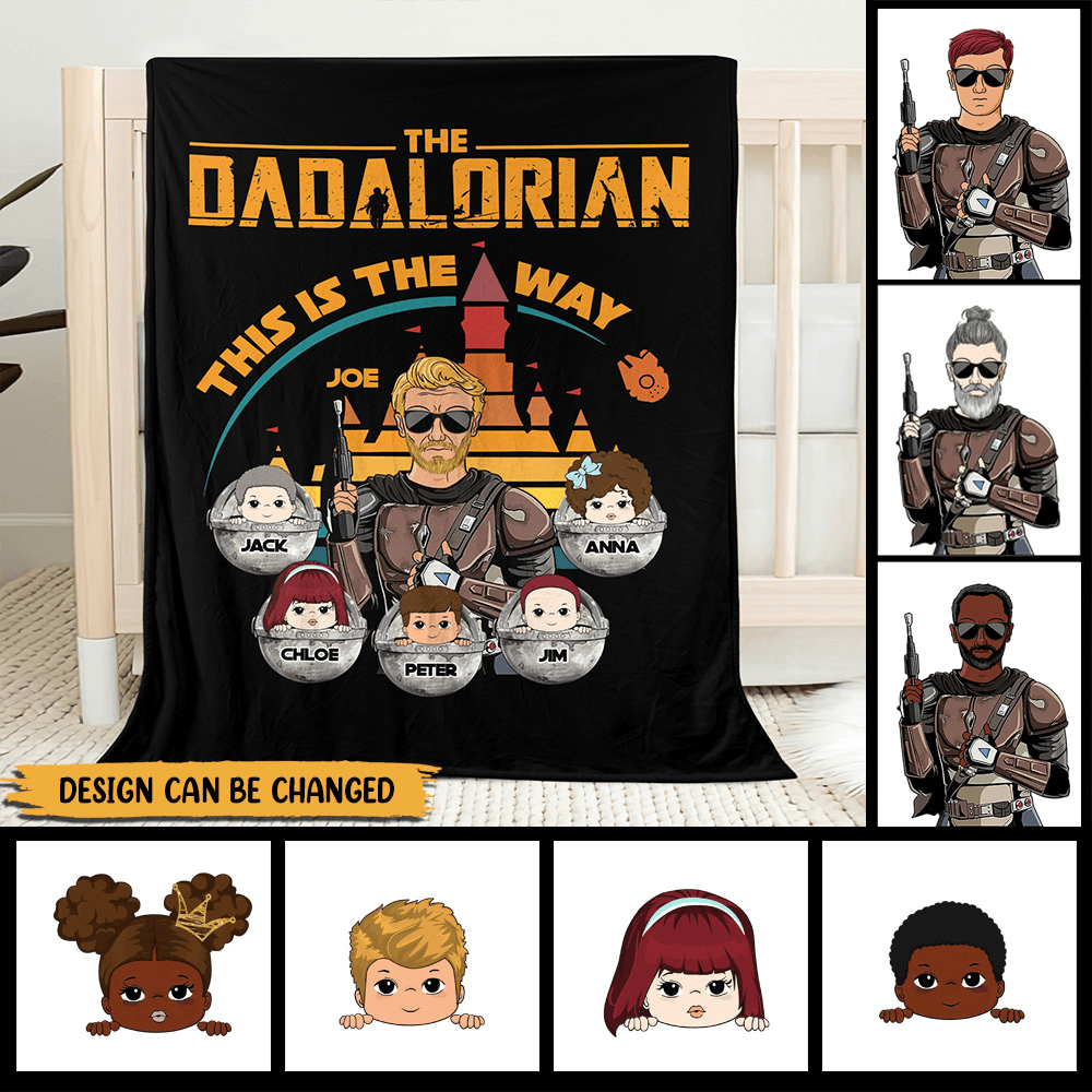 The Dadalorian - Personalized Blanket - Best Gift For Father - Giftago