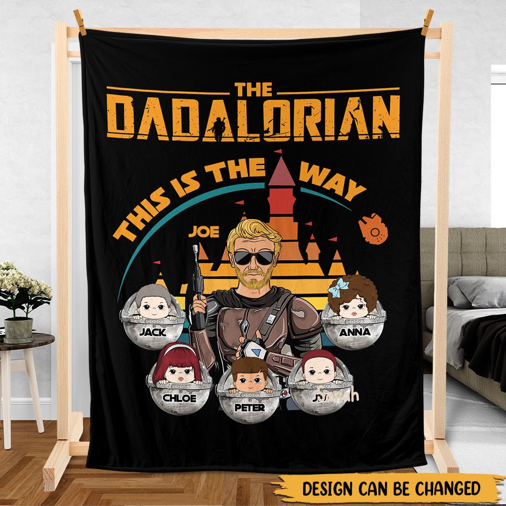 The Dadalorian - Personalized Blanket - Best Gift For Father - Giftago