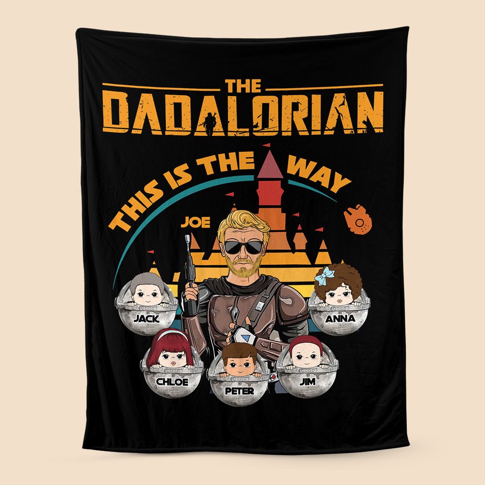 The Dadalorian - Personalized Blanket - Best Gift For Father - Giftago