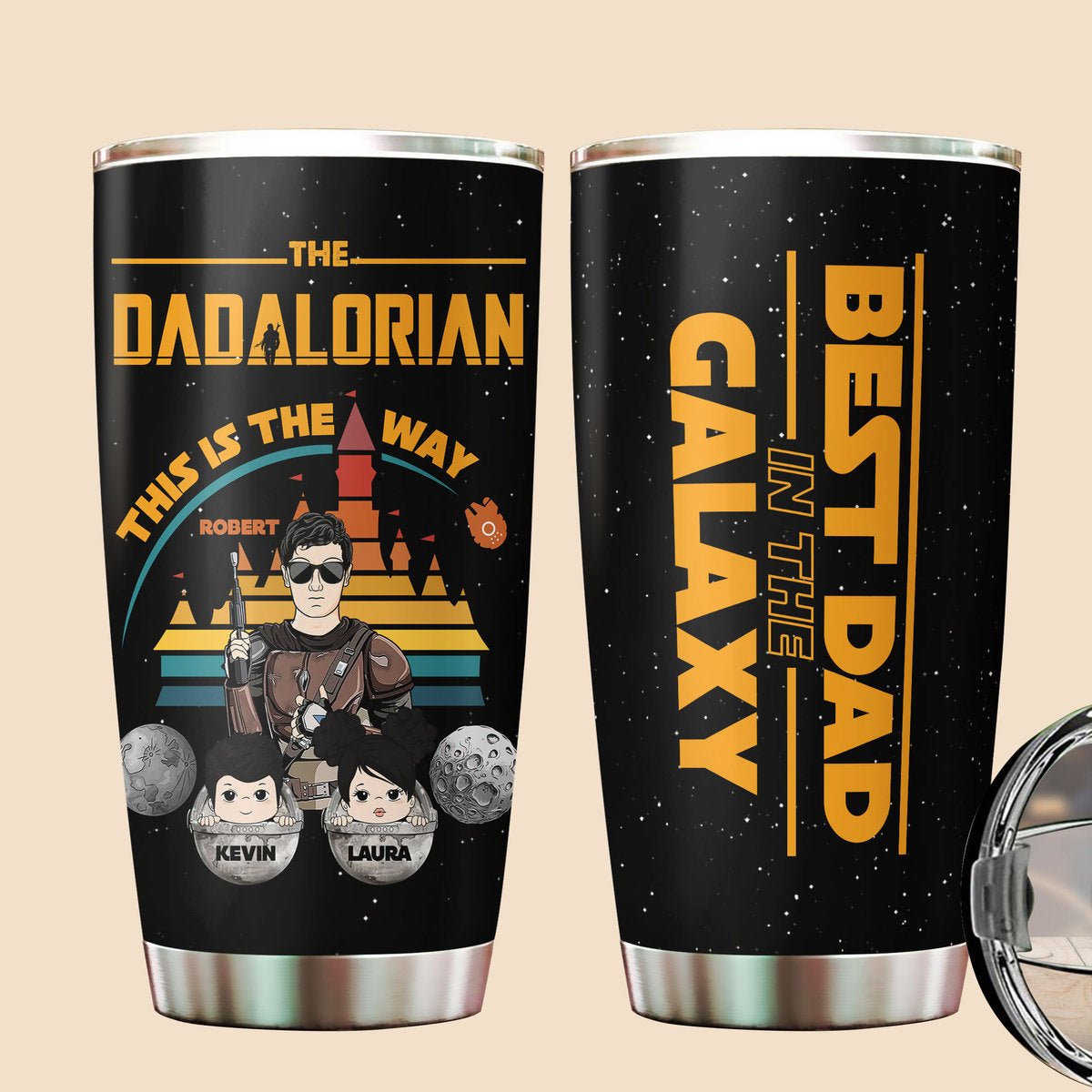 The Dadalorian - Personalized Tumbler - Best Gift For Father - Giftago