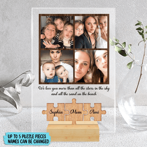 The Piece That Holds Us Together - Personalized Acrylic Plaque - Best Gift For Mother - Giftago