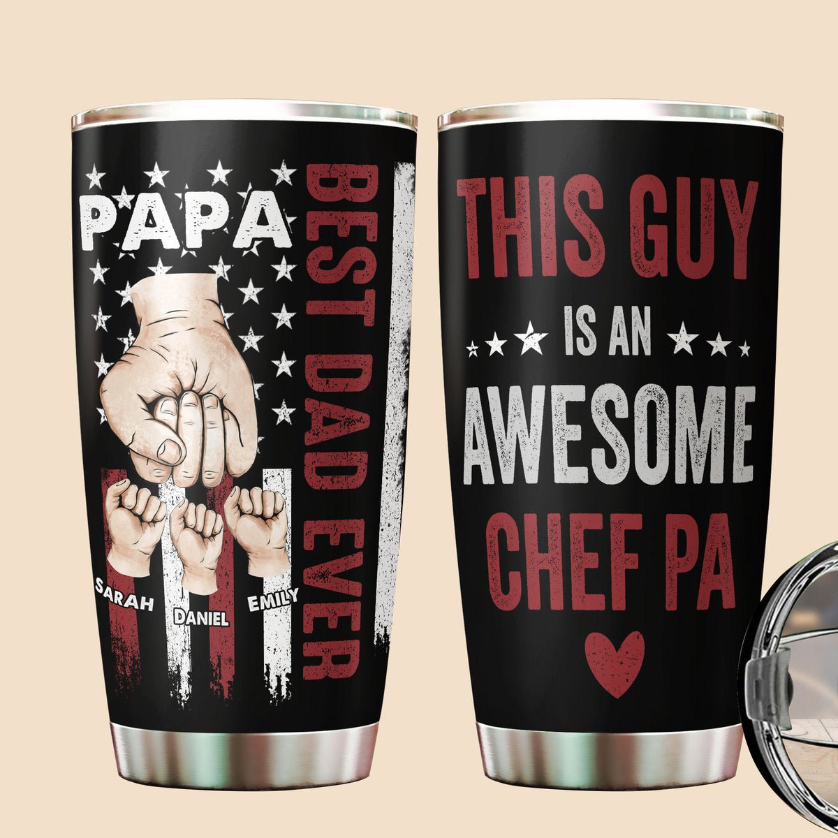 This Guy Is An Awesome Chef Pa - Personalized Tumbler - Best Gift For Father - Giftago