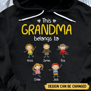 This Mommy/Daddy/Grandpa/Grandma Belongs To Fun Kid - Personalized T-Shirt/ Hoodie - Best Gift For Family - Giftago