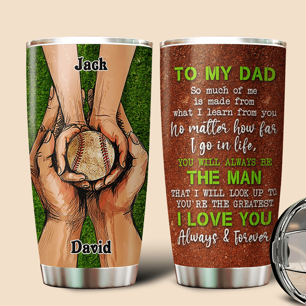To My Dad - Personalized Tumbler - Best Gift For Father - Giftago