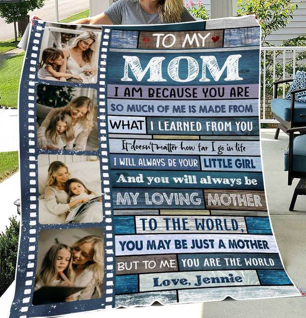 To My Mom - Personalized Blanket - Best Gift For Mother - Giftago