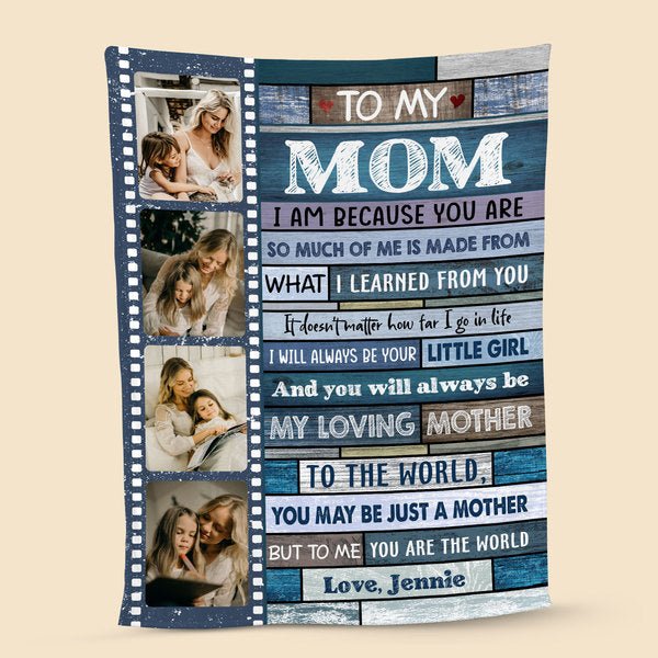 To My Mom - Personalized Blanket - Best Gift For Mother - Giftago