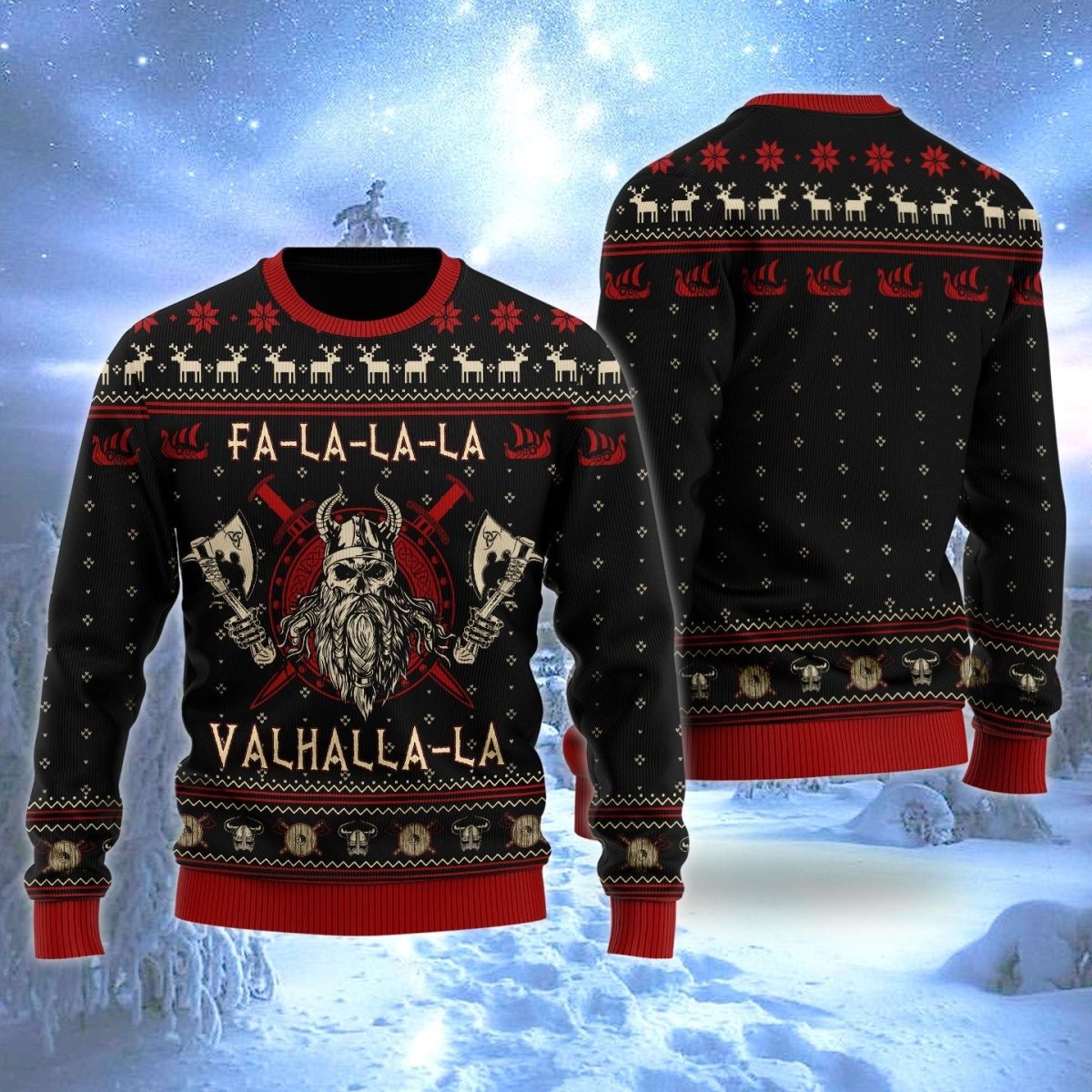 Viking Fa La La Christmas Ugly Sweater - TG0921HN - Giftago