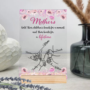 We Love You Mom - Personalized Acrylic Plaque - Best Gift For Mother - Giftago