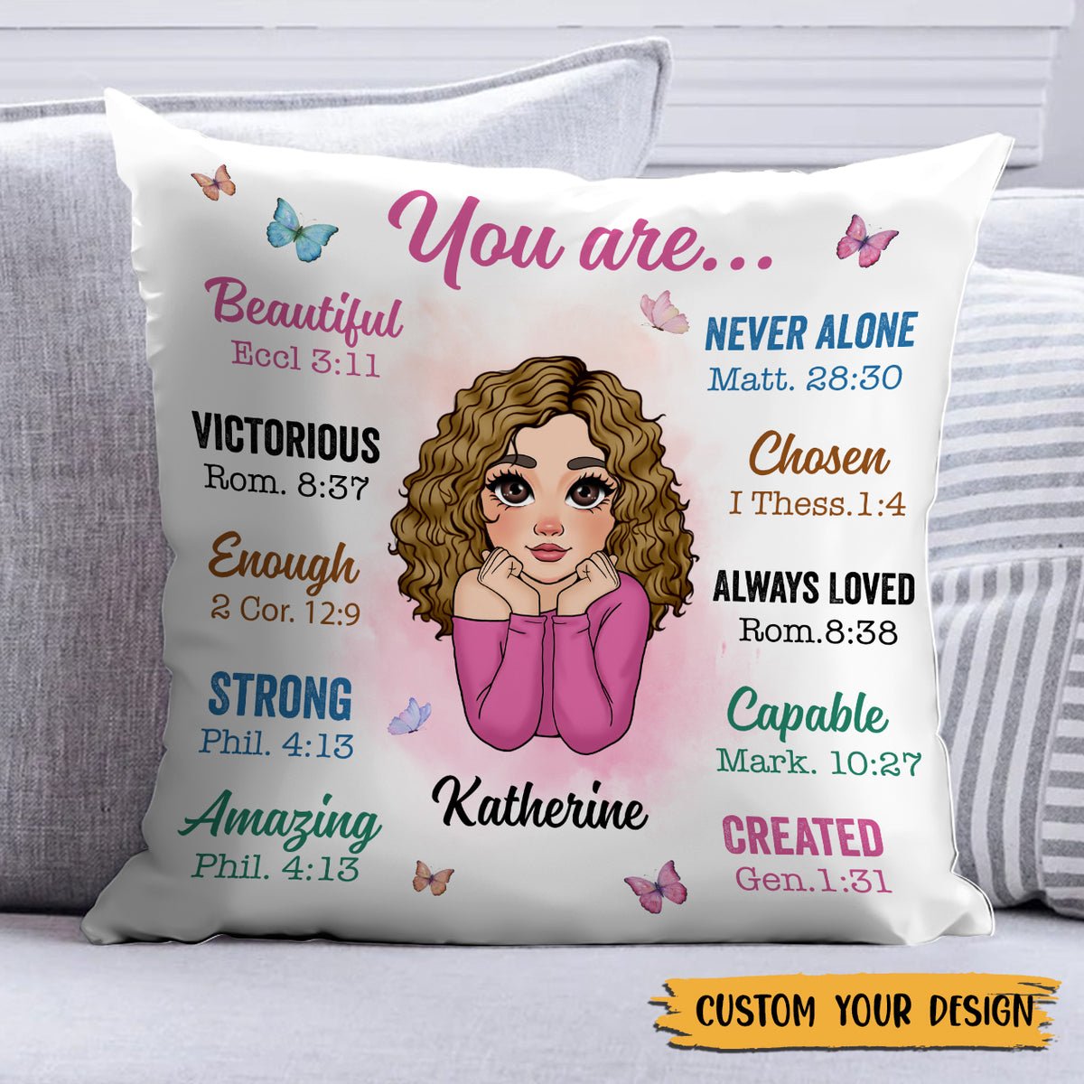 You Are - Personalized Pillow - Best Gift For Mom, Daughter, Granddaughter - Giftago